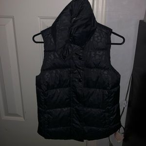 Gray Cheetah Print Vest NEVER WORN